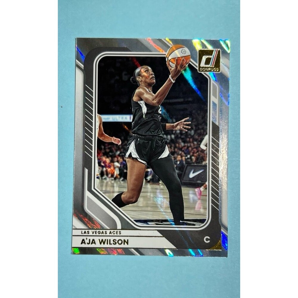 2026 Panini Donruss WNBA A'ja Wilson #60 Silver Holo Las Vegas Aces